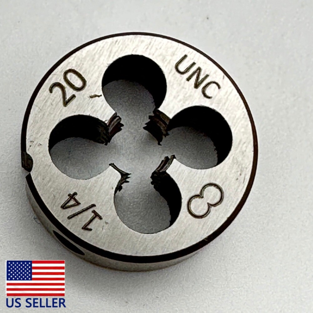 1PC New HSS 1/4-20 UNC Die right molar Hand Thread