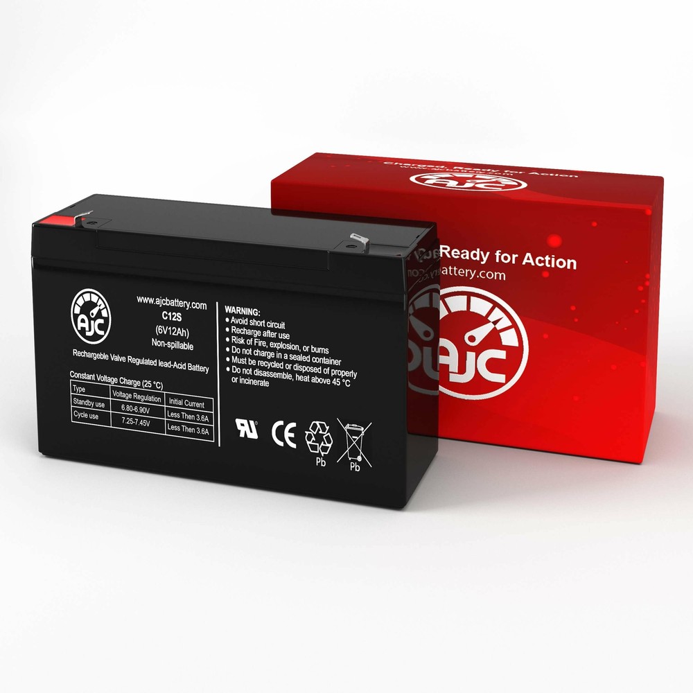 Vision CP6100 6V 12Ah UPS Replacement Battery