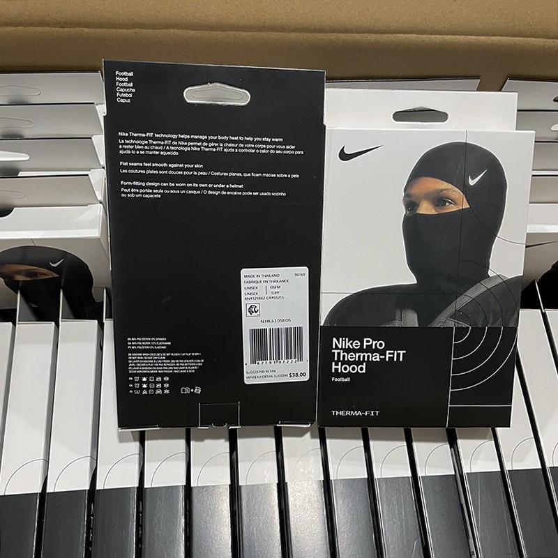 Nike Pro Therma-Fit Hyperwarm Hood Ski Mask -US Stock Free Shipping - Black