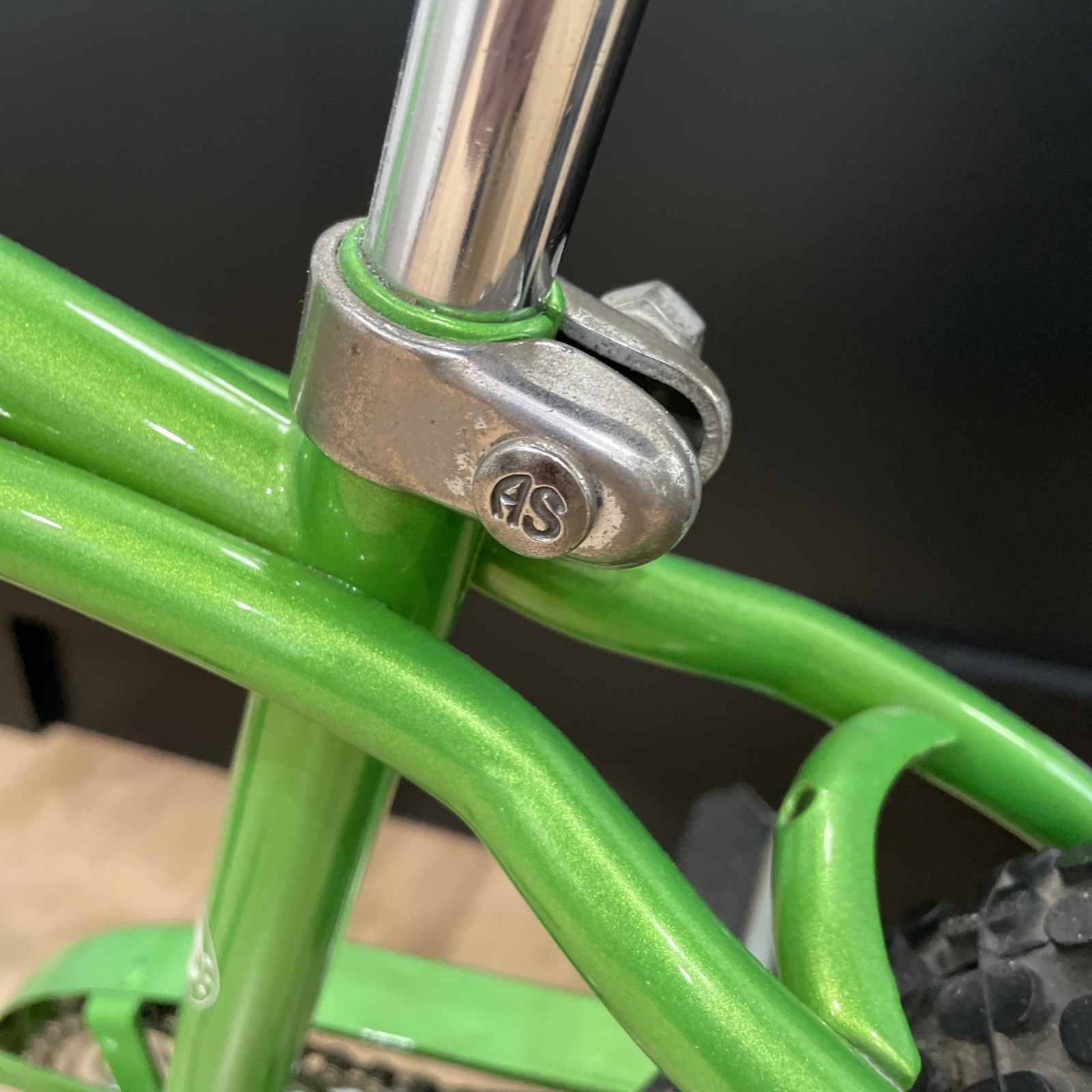 Schwinn Stingray 1963 1/2 Flamboyant Lime Green Solo Polo (Beautiful)