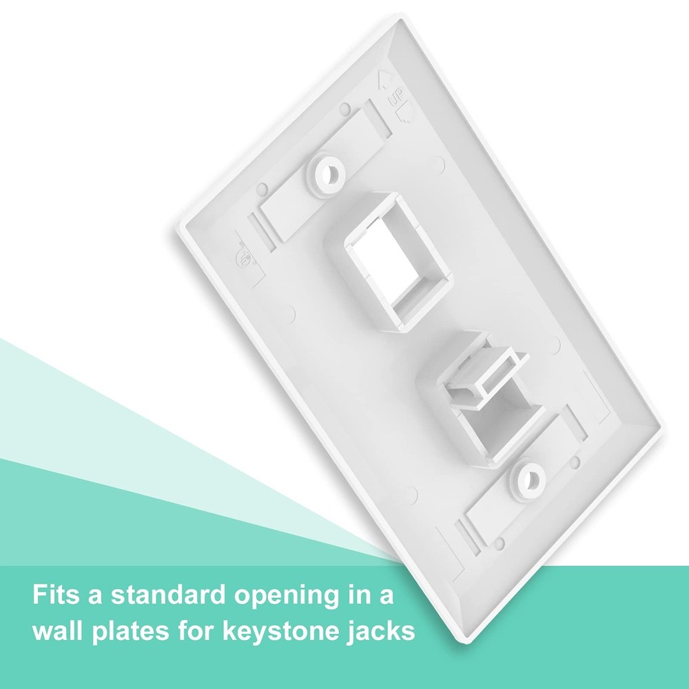 Blank Keystone Jack Inserts Keystone Jack for Keystone Wall Plate and Patch P...
