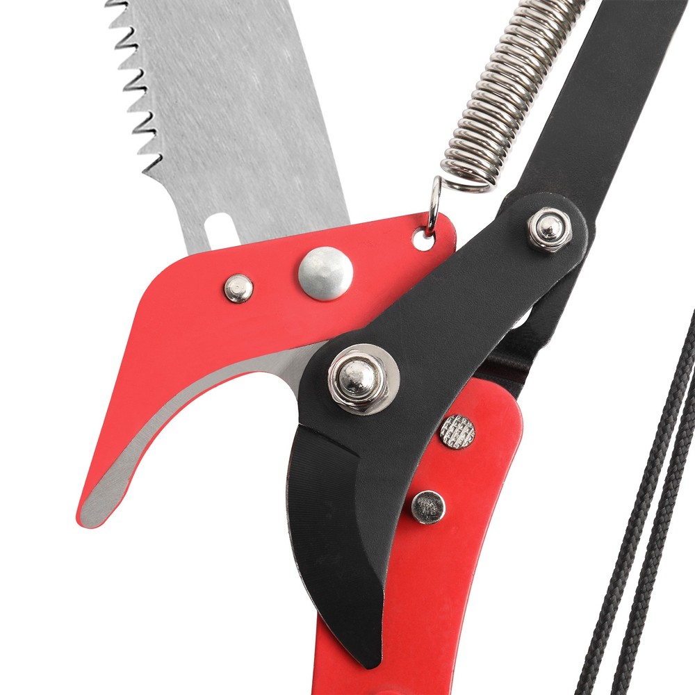 Manual Pole Saw, Lightweight Tree Trimmer and Long-Handle Pruner Set