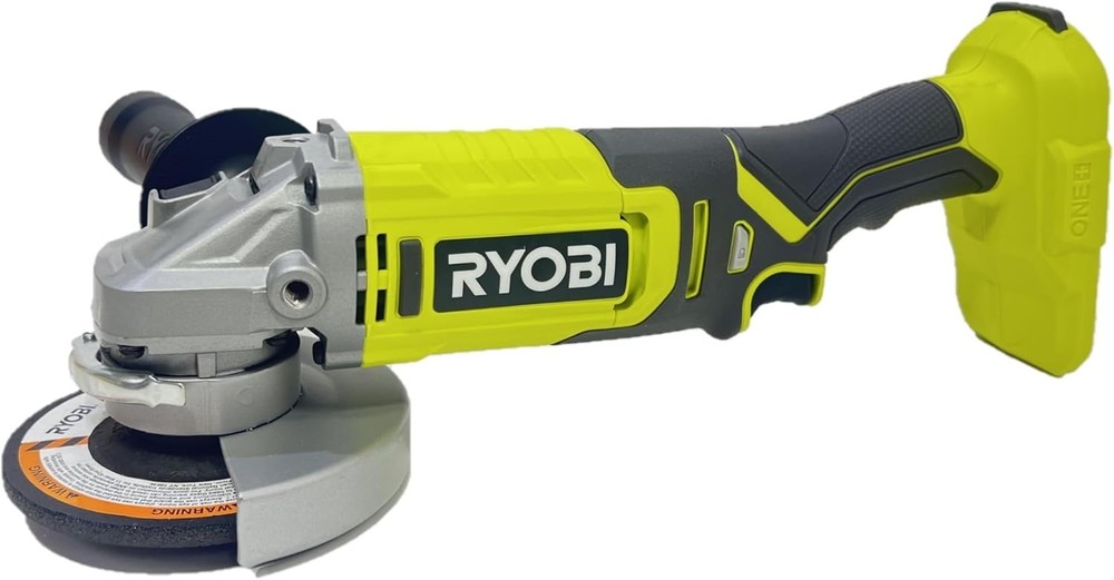 Compact Ryobi 18V Cordless Angle Grinder - Lightweight Tool for Precision Work