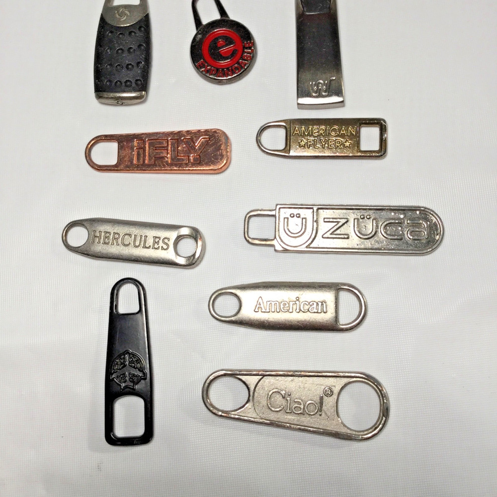 Twelve Replacement Zipper Pulls for Suitcases Luggage Weekender Samsonite iFLY