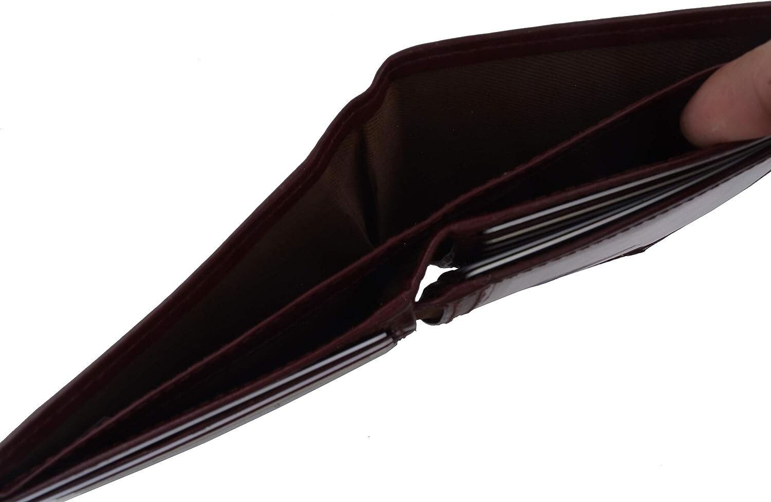 Men's Genuine Leather Bifold Wallet Hipster Credit Card ID Holder RFID Blocking