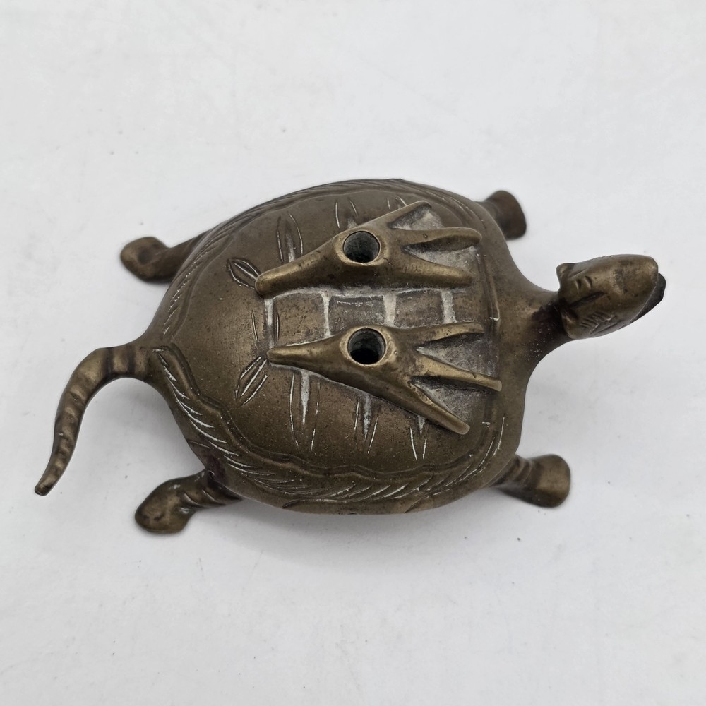 Vintage Bronze / Brass Turtle 3"