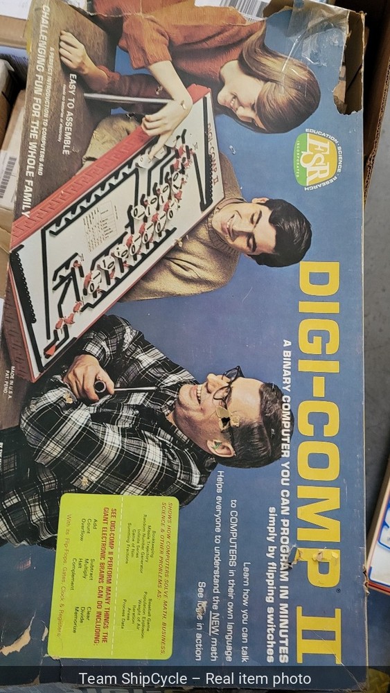 DEFECTIVE DigiComp II 1965 With Recreated Instructions G3D