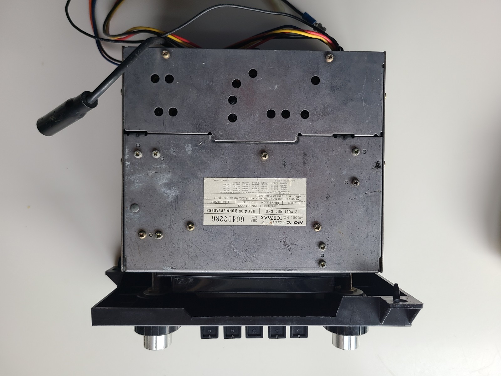 Vintage Rare Motorola Car Stereo TC876AX AM FM Cassette Player Radio Excellent