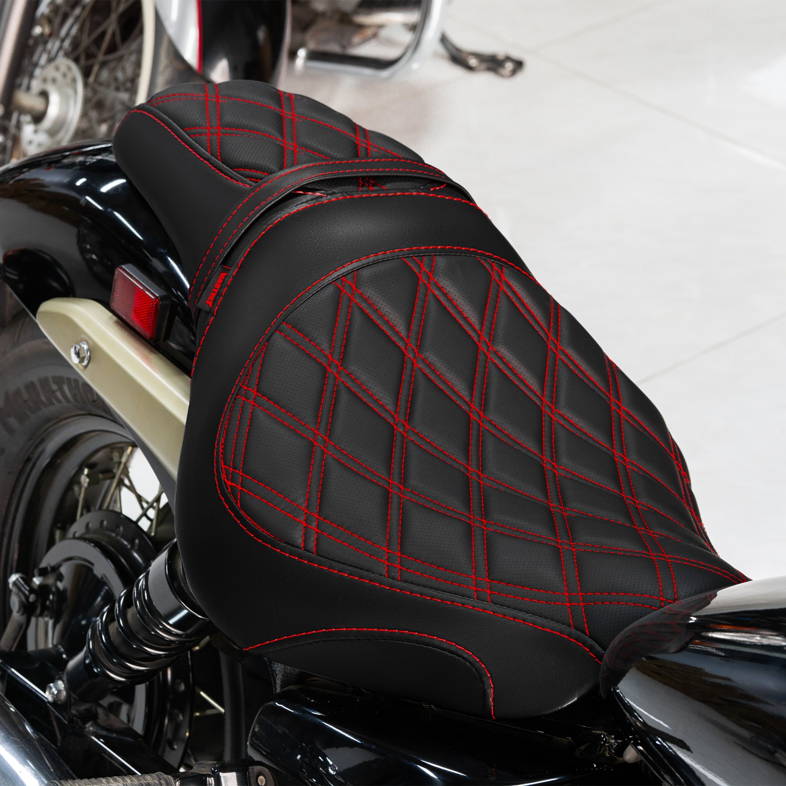 Comfortable 2-Up Softer Thicker Seat For Honda Shadow Spirit VT750C2 2007-2014