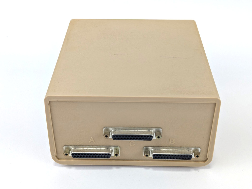 Super Cool - Vintage RS-232 / Parallel Data Switch Box! IDE Corp - Full Wiring
