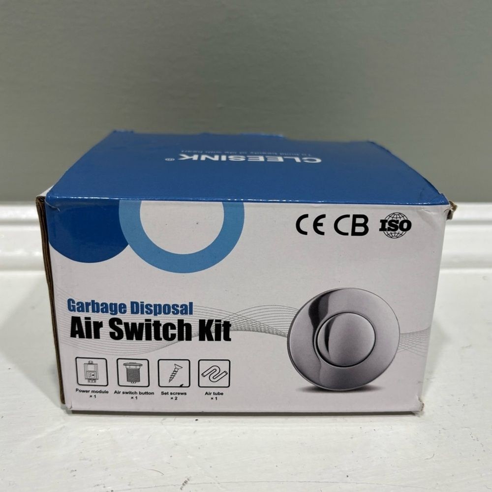 NWOT Cleesink Garbage Disposal Air Switch Kit