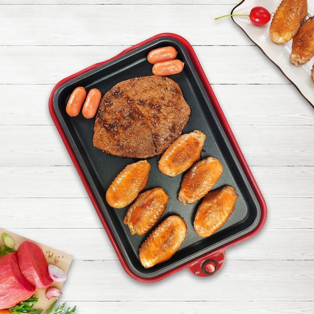 Multifunction Nonstick Baking Maker with 3 Interchangeable Baking Plates for Fri