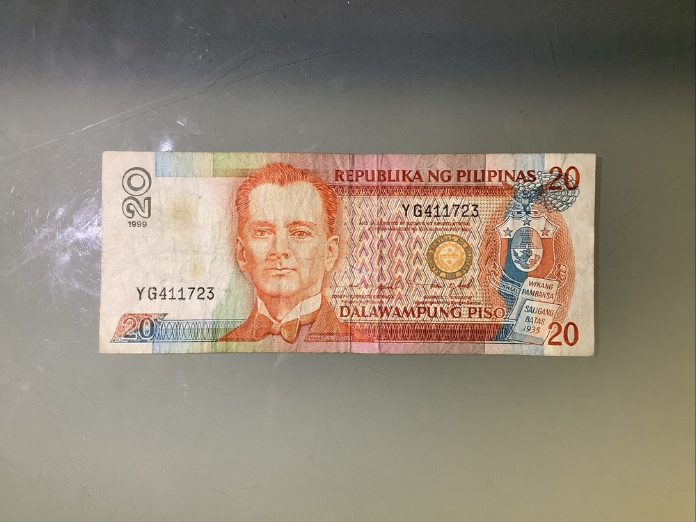 Philippines 20 Piso 1999 Circulated