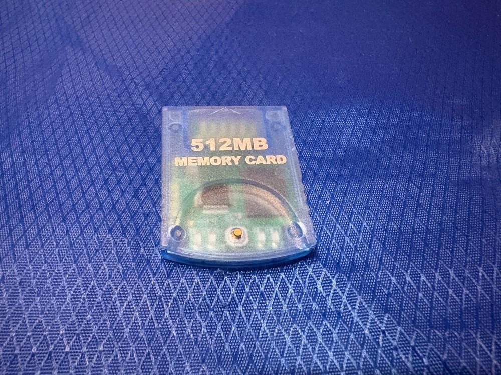 Gamecube 512mb memory card tested works