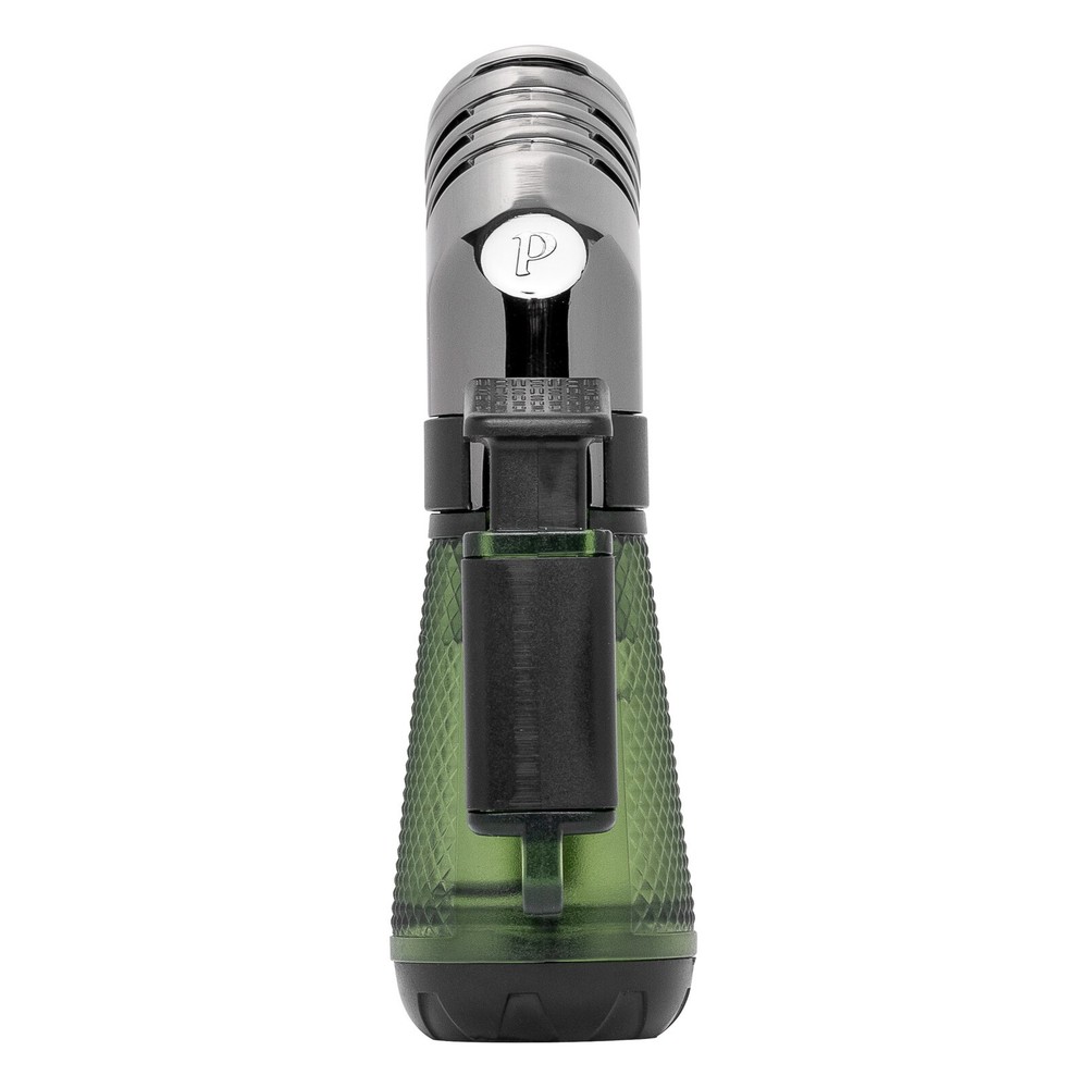 Palio Squadra Angled Triple-jet Flame Lighter, Green