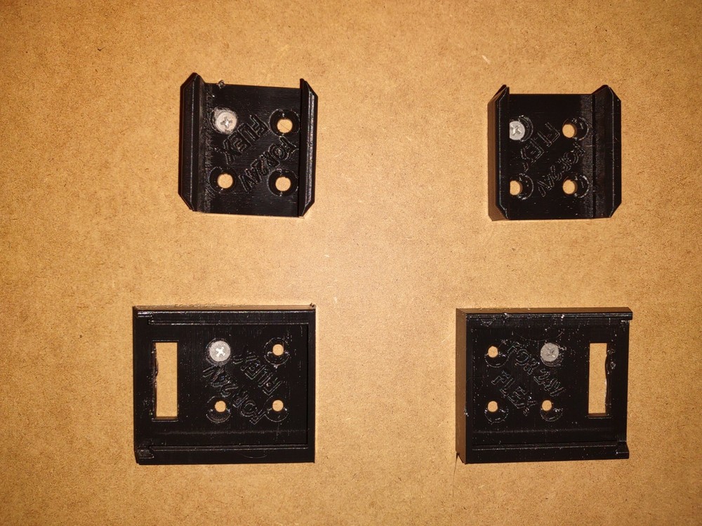 Combo pack FLEX 24v / 24 volt battery & tool holder wall or shelf mount