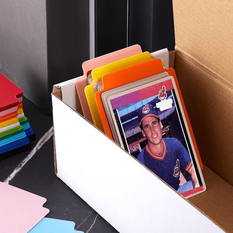 Trading Card Dividers for Storage Boxes