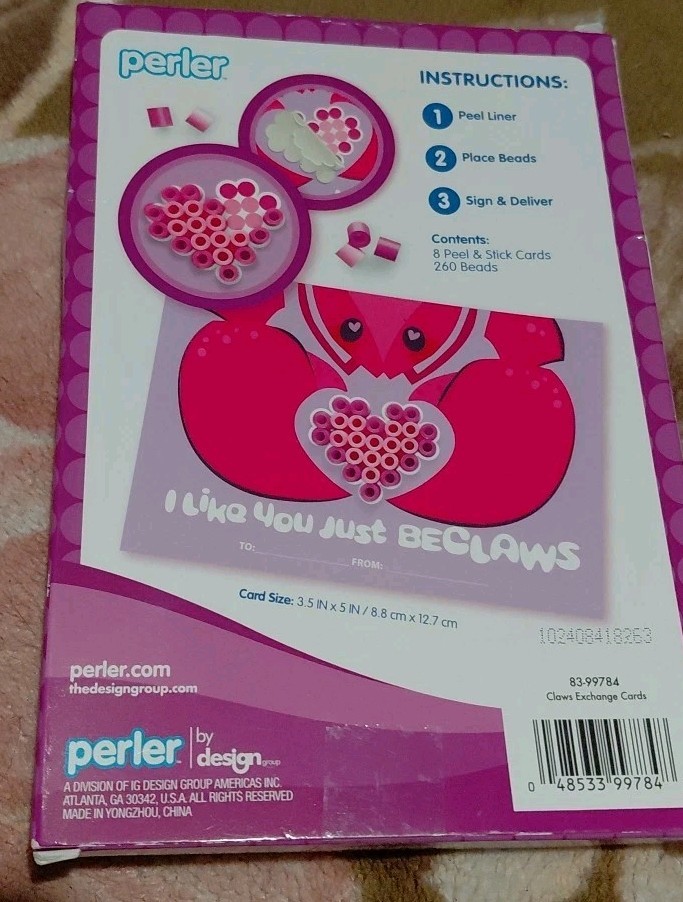 Perler Beads Peel & Stick Card Kit New