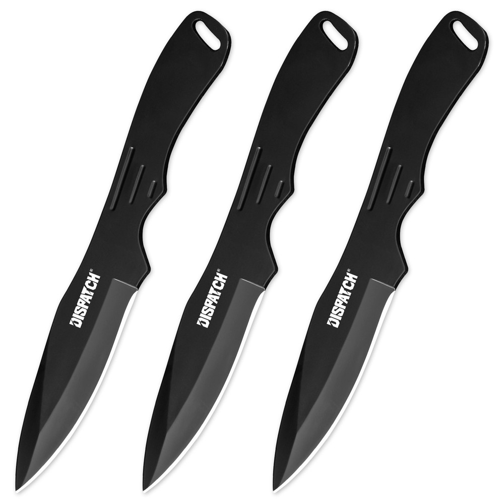 DISPATCH 9 inch 3 Pieces Throwing Knife Set Camping & Target Fun