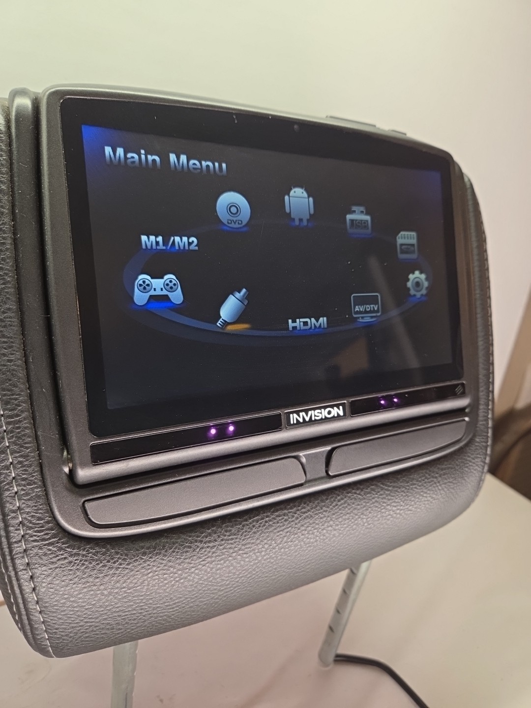 10-16 Land Rover Lr4 TOUCHSCREEN Headrest SCREEN Monitor DVD HDMI GAME USB