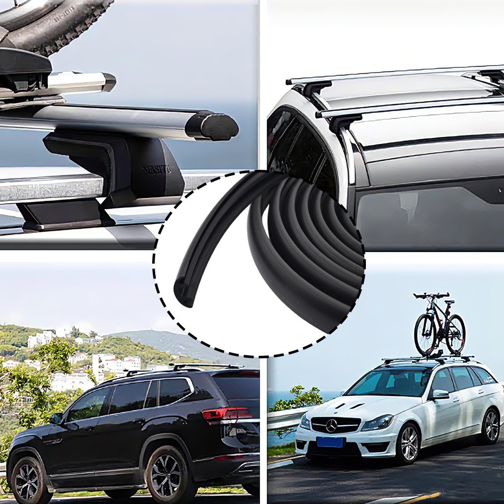 10Ft Rubber Strip for THULE WingBar Aeroblade VW Volvo Car Roof Rack Crossbar