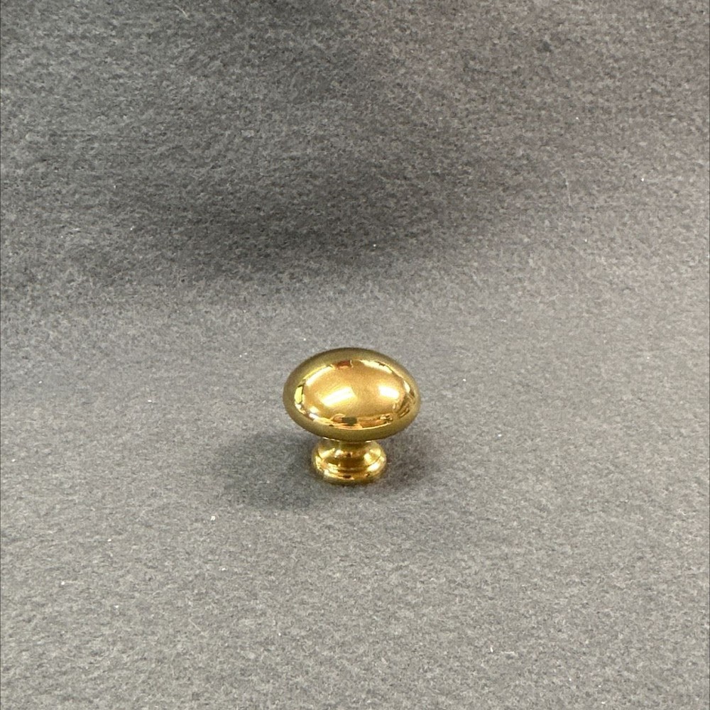 1-1/4" Knob Polished Lacquer Solid Brass