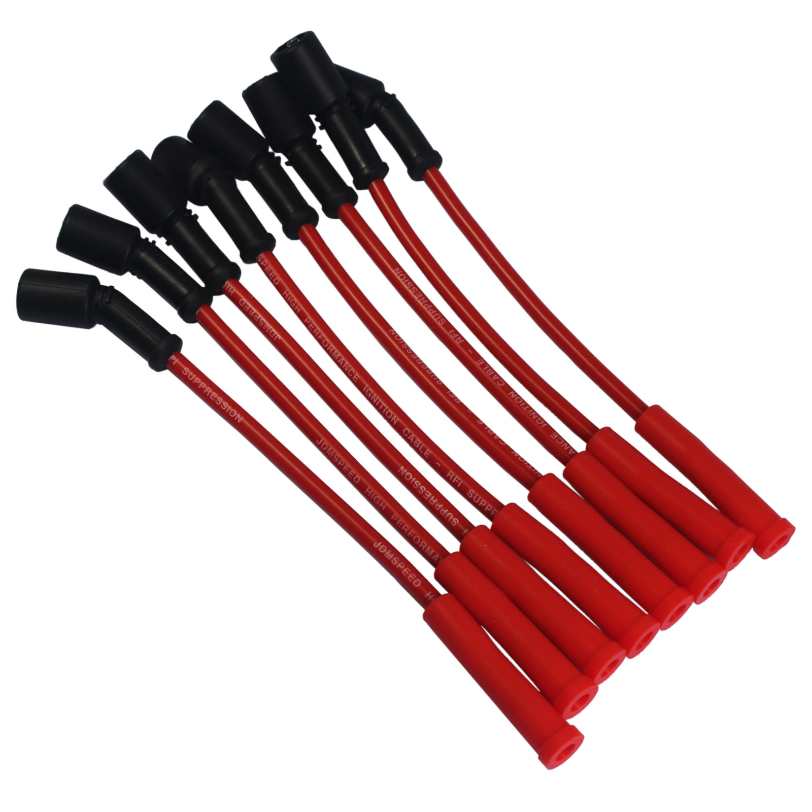 JDMSPEED Performance Spark Plug Wires Street Fire Chevrolet Truck 4.8 5.3 6.0
