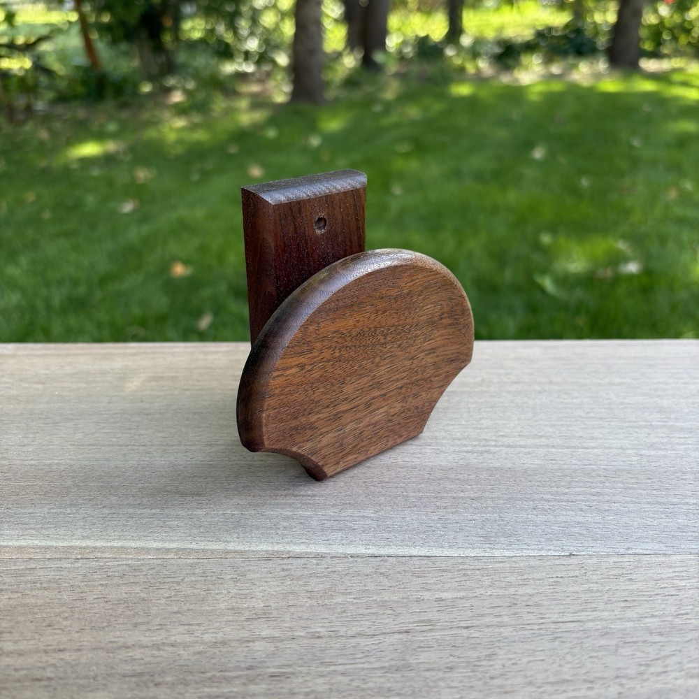 Grouse Tail Fan Plaque, Walnut