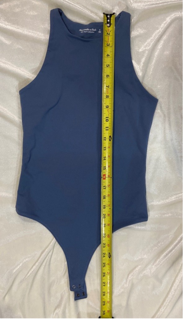 Abercrombie & Fitch Bodysuit Soft Collection High Neck Sleeveless Size S EUC