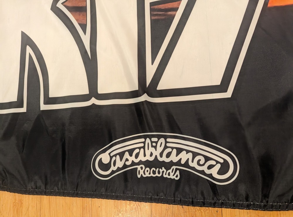 ACE FREHLEY GIANT KISS ALIVE! 1975 COBO HALL 3X5 FLAG BANNER NEW *L@@K*