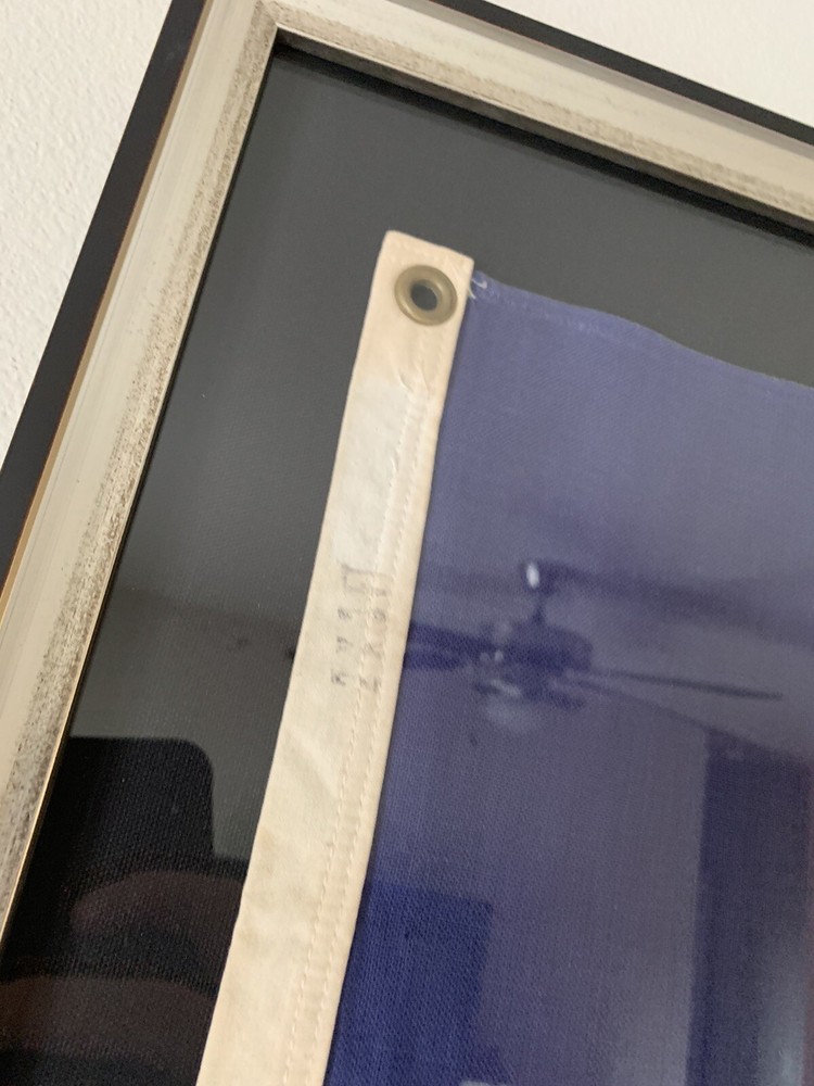 Vintage Texas Framed Flag