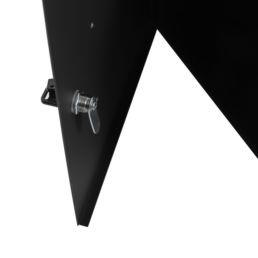 Rectangular Post Box Large Letter Mail Box Steel Lockable Wall Mount Mailbox New