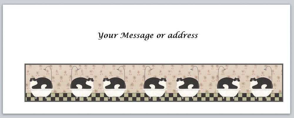 30 Personalized Address Labels Cats (ct 230)