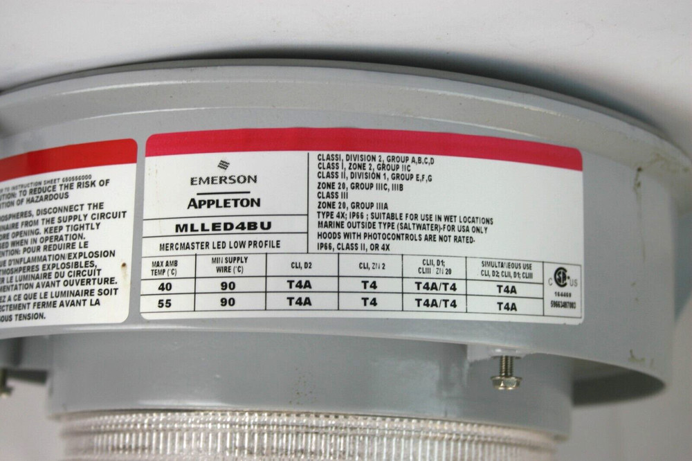 Emerson Appleton MLLED4BU Mercmaster LED Low Profile 4K Lumen Driver HSG