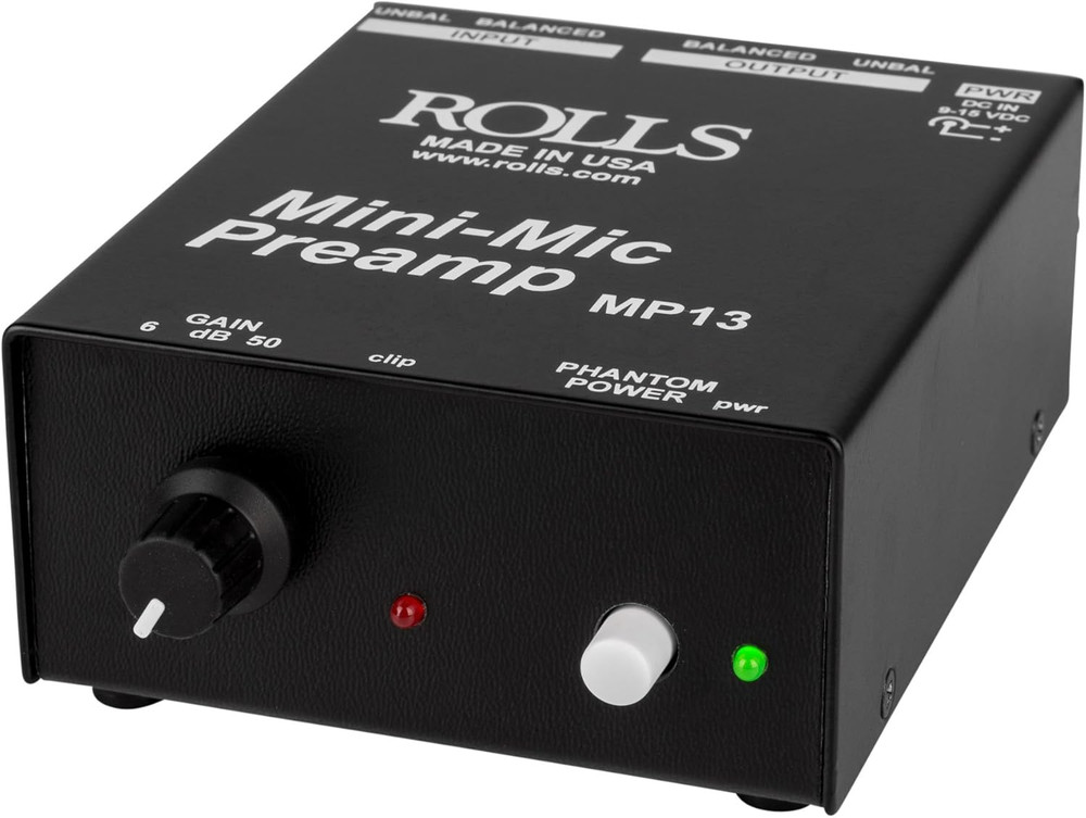 MP13 Mini Single Ch. Mic Preamp