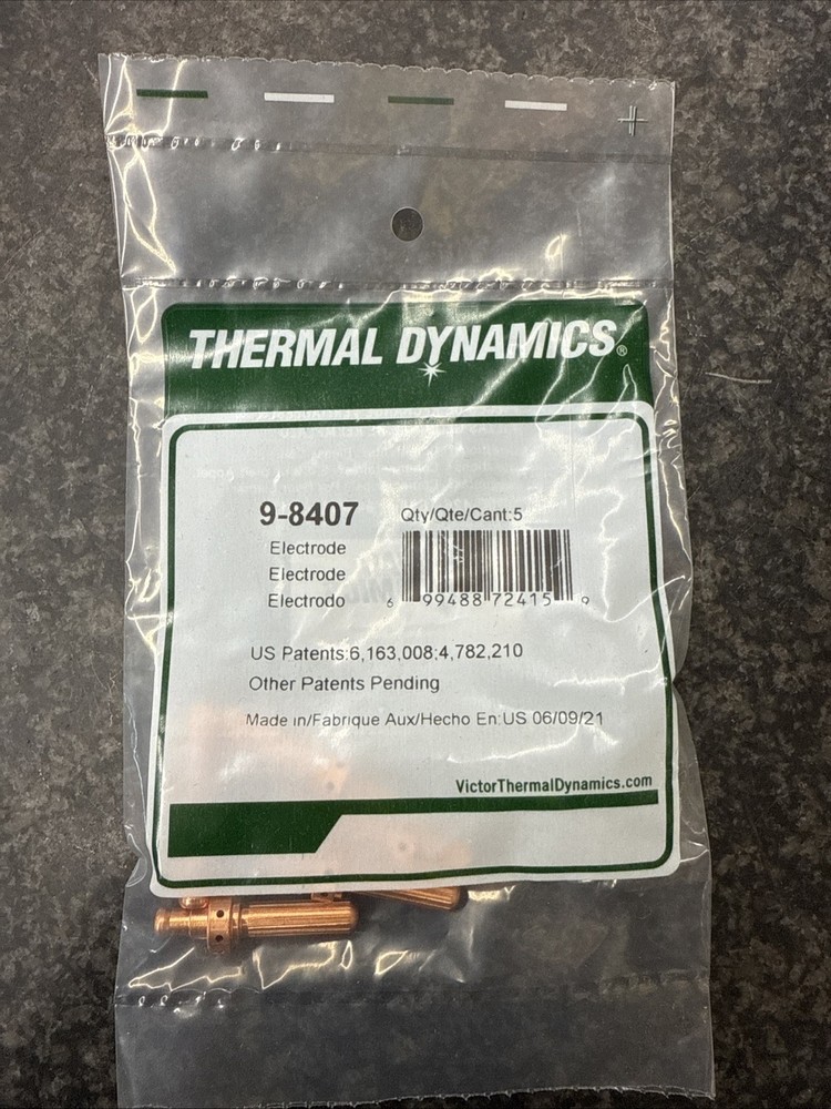 5 Genuine Thermal Dynamics 9-8407 Electrodes, 5 Pack