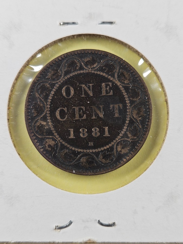 COIN - CANADA - 1 CENT 1881 H