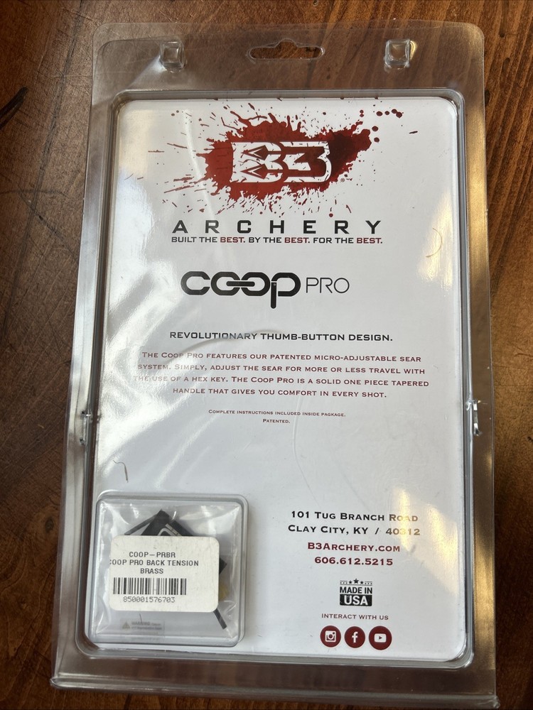 B3 Archery Coop Pro-Brass