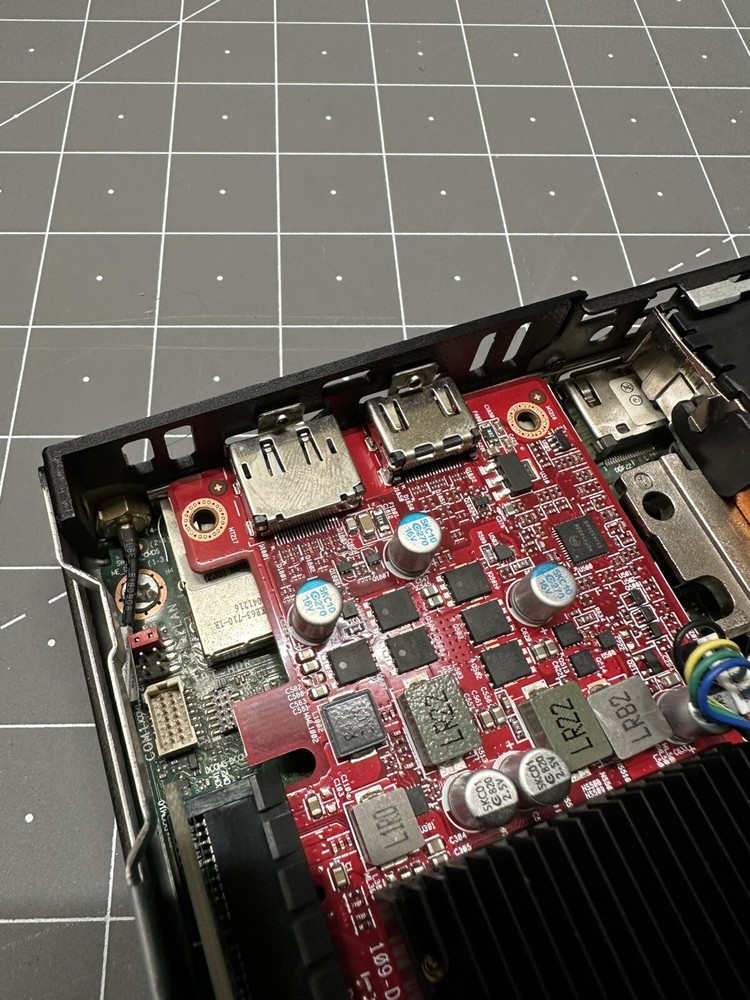 Lenovo M90q GPU Bracket IO Shield for AMD RX 6400 Low Profile