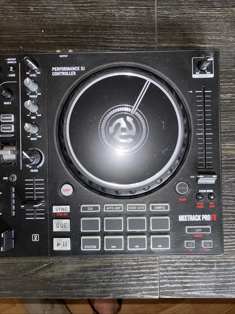 Numark Mixtrack Pro FX 2 Deck DJ Controller Compatible with Serato DJ Mixer MINT
