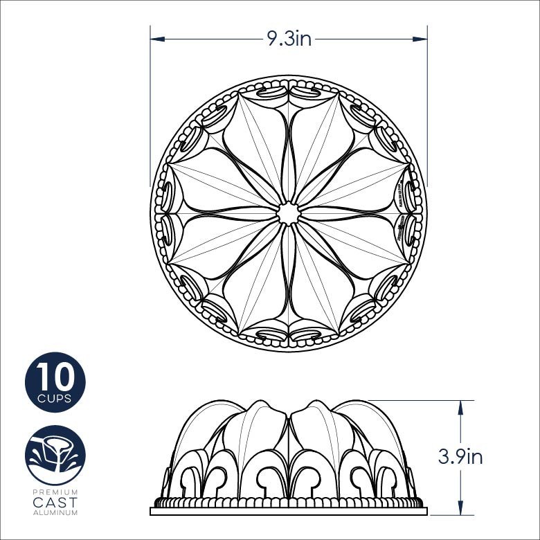 Nordic Ware Fleur De Lis Bundt® Pan