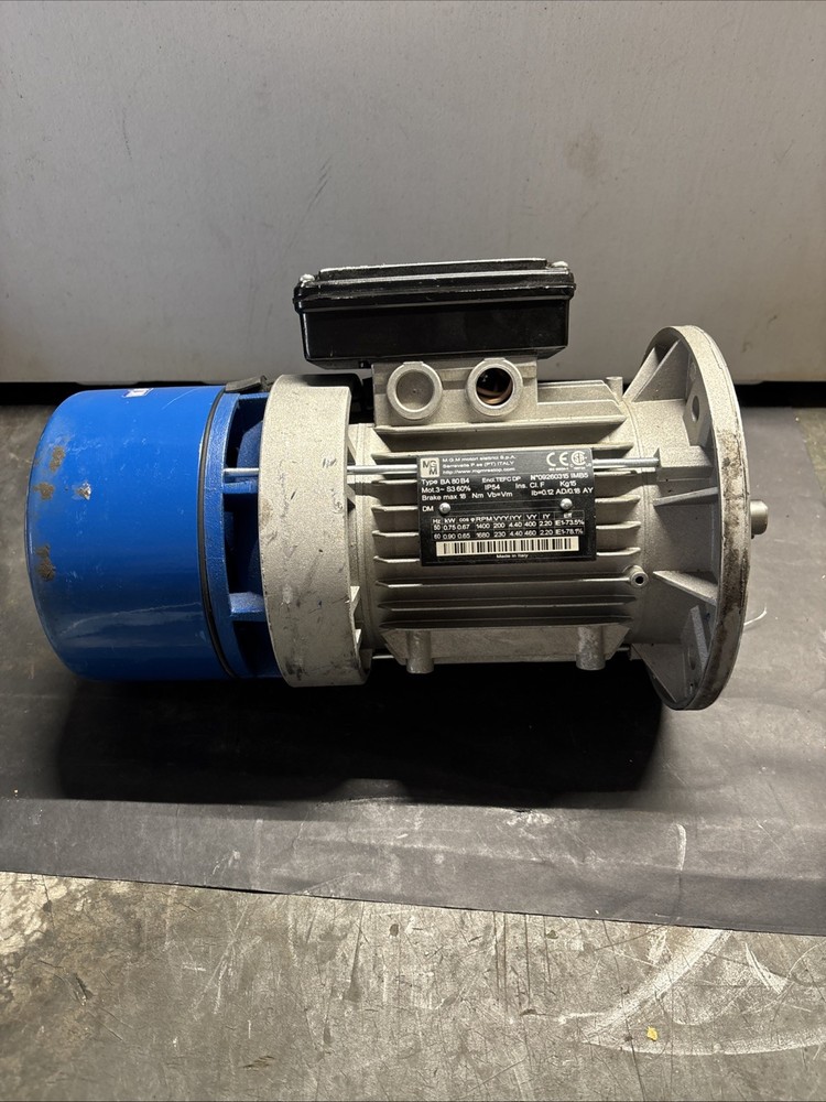 MGM Type BA 80 B4 Brake Motor.