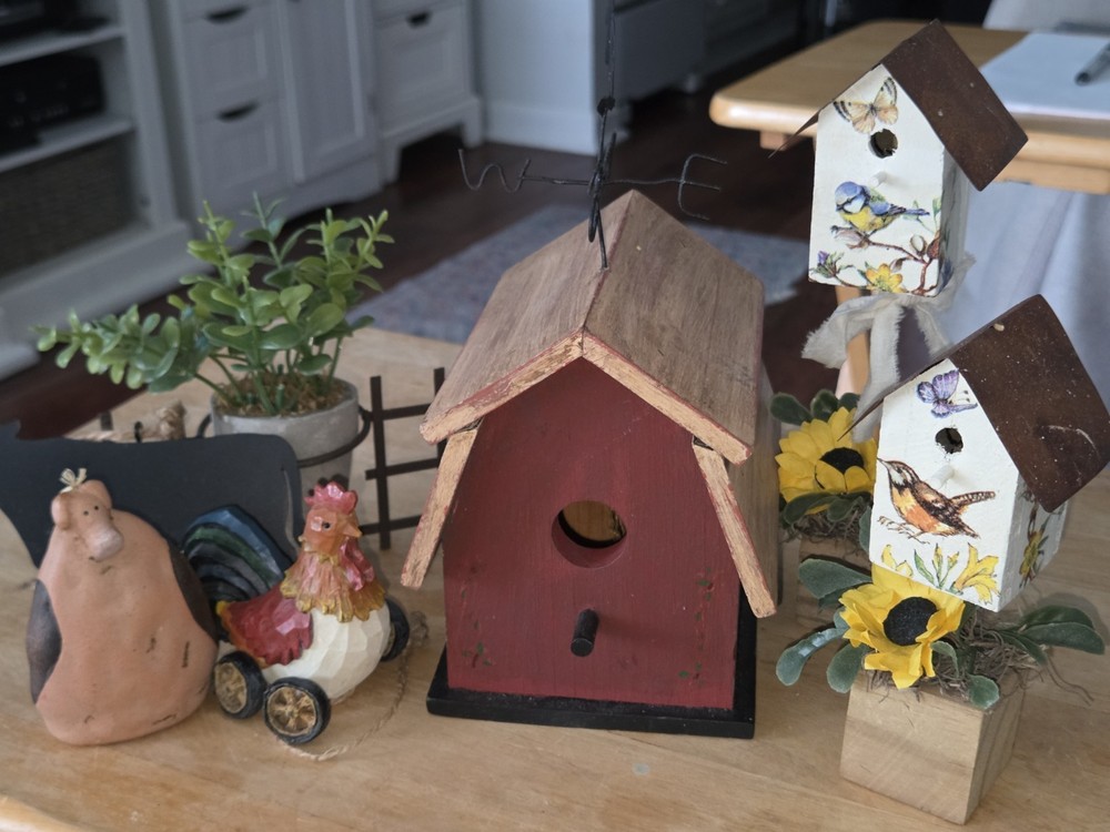 Barnyard Birdhouse Ensemble