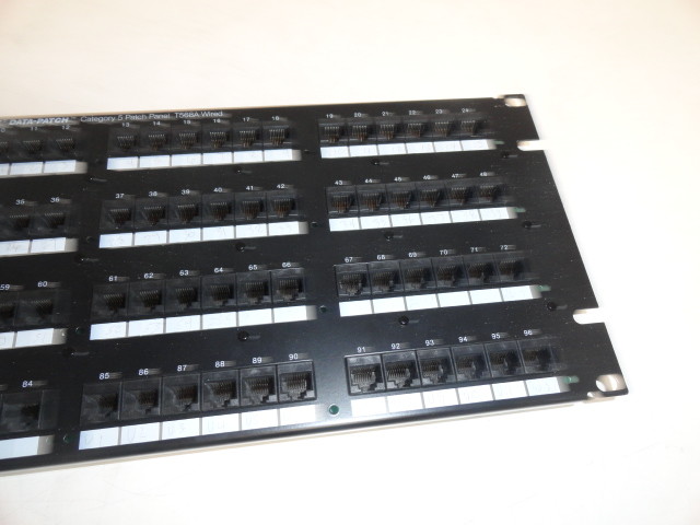 Panduit Data Patch CAT5 Patch Panel T568A Wired