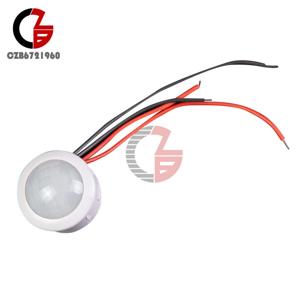 LED PIR Infrared Motion Sensor Detection Auto Sensor Light Switch Lamp DC12-24V
