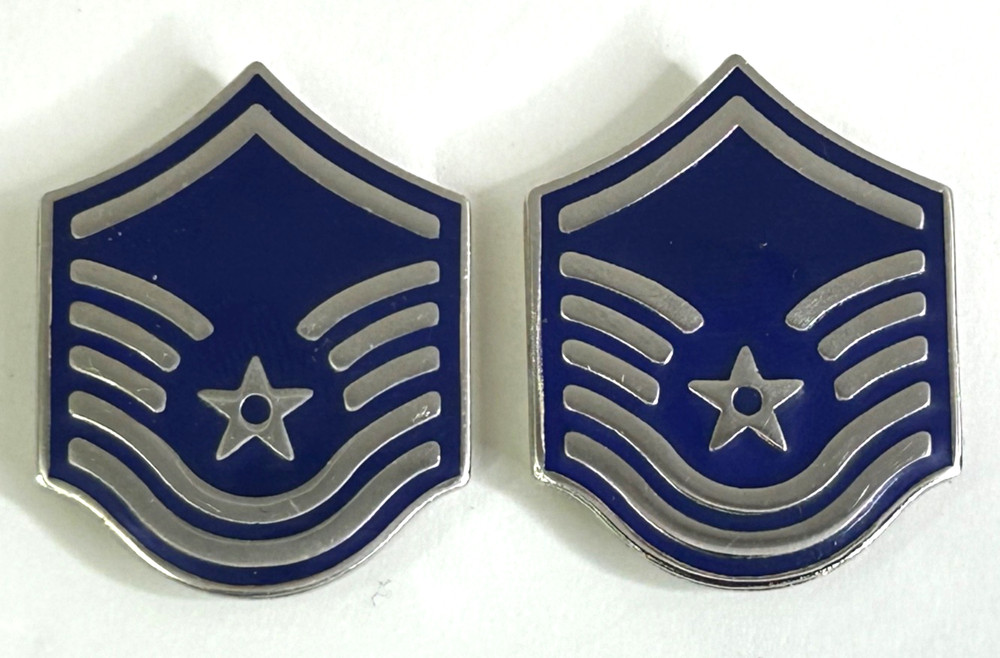 US Air Force Master Sergeant Rank Pins