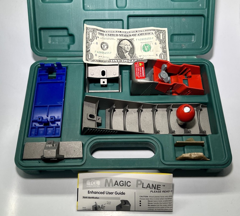 TLC Magic Plane Set with Case for Woodworking