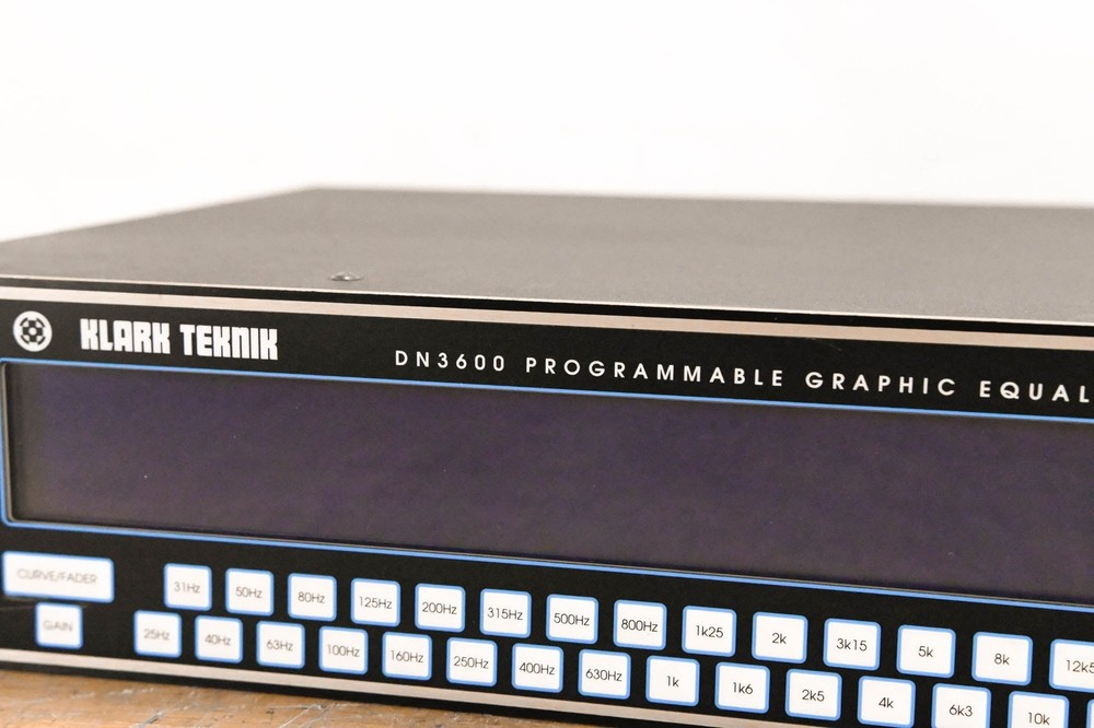 Klark Teknik DN3600 Programmable Graphic Equalizer CG01XTR