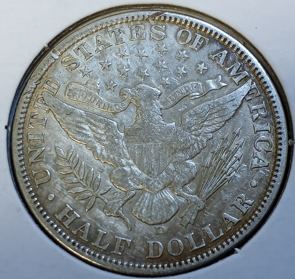 1906 D Barber Half Dollar