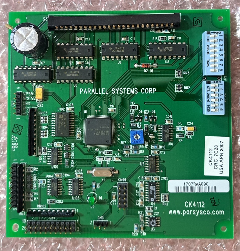 Parallel Systems Corporation CK4112 printed circuit board, pcb
